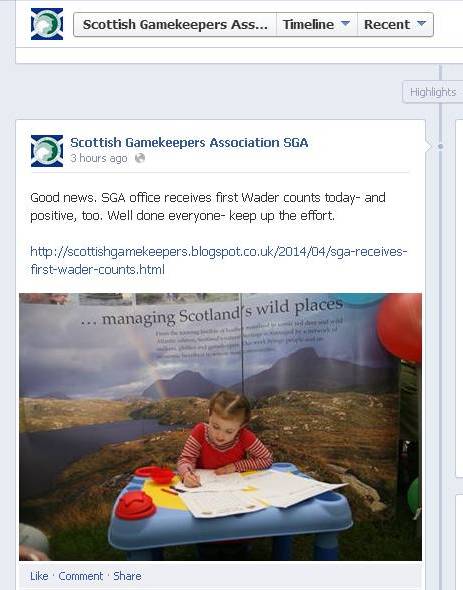 SGA 1st wader counts