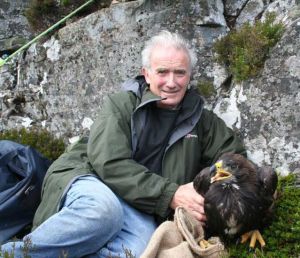 Roy Dennis with Alma