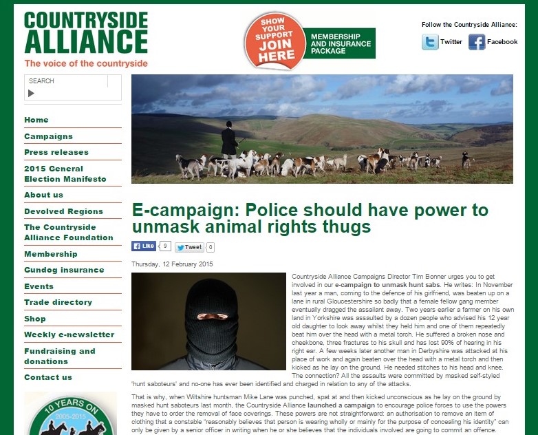 Countryside Alliance masked thugs - Copy