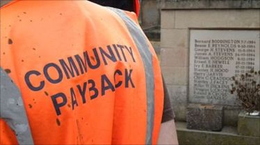 community payback order