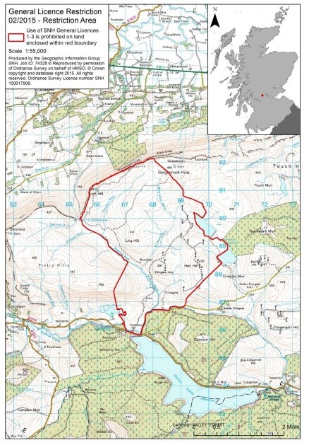 Burnfoot Wester Cringate GL restriction map 2015