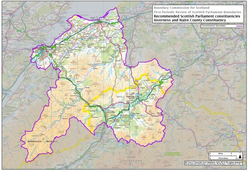 Inverness Nairn constituency map
