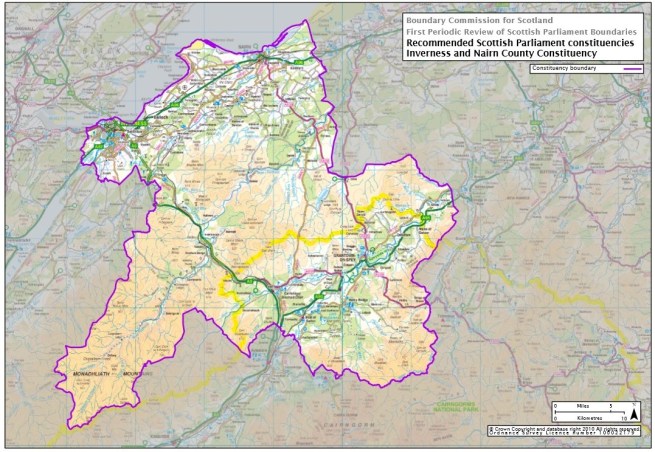 Inverness Nairn constituency map