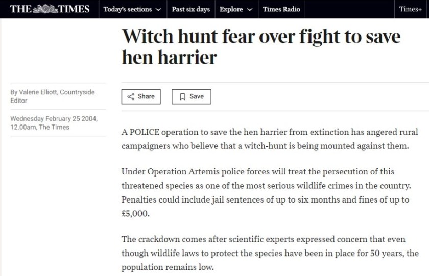 News – Raptor Persecution UK