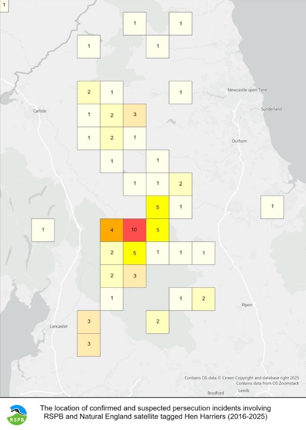 RSPB reports six of its satellite-tagged Hen Harriers ‘disappeared’ on ...